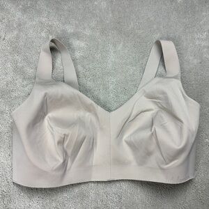 LULULEMON LIKE NOTHING BRA WIRE FREE SUPPORTIVE NUDE BEIGE SIZE 38DD *RARE*